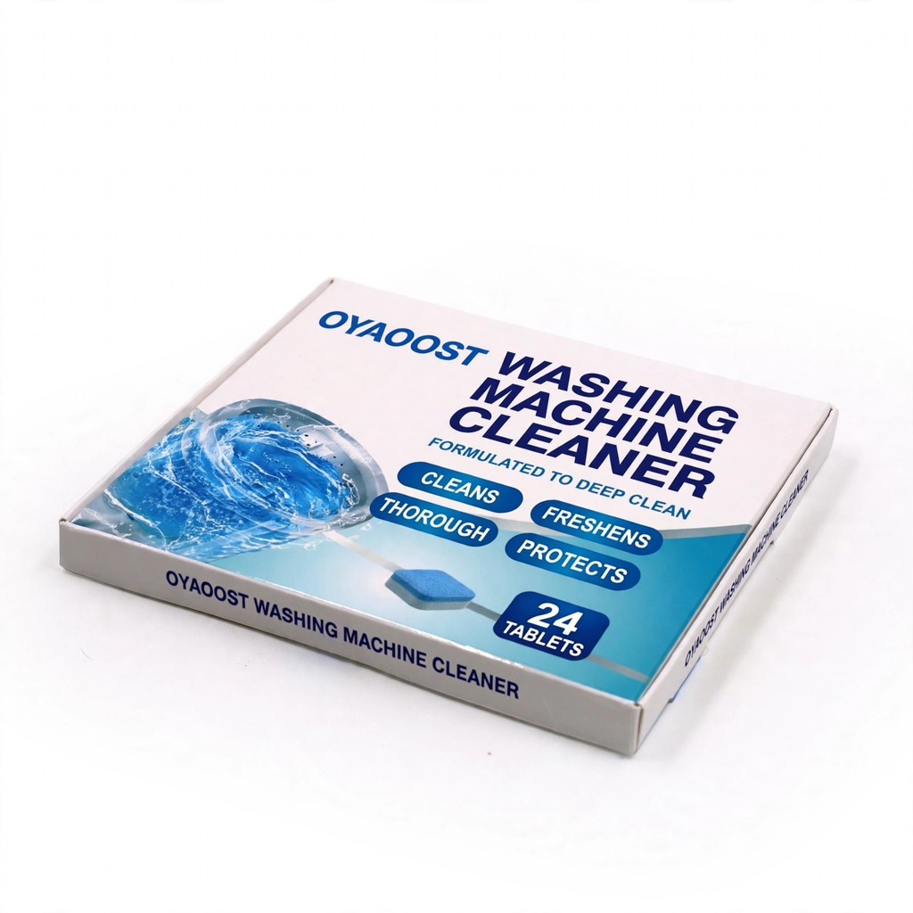 CleanTab Washing Machine Cleaner Tablets box, 24 tablets