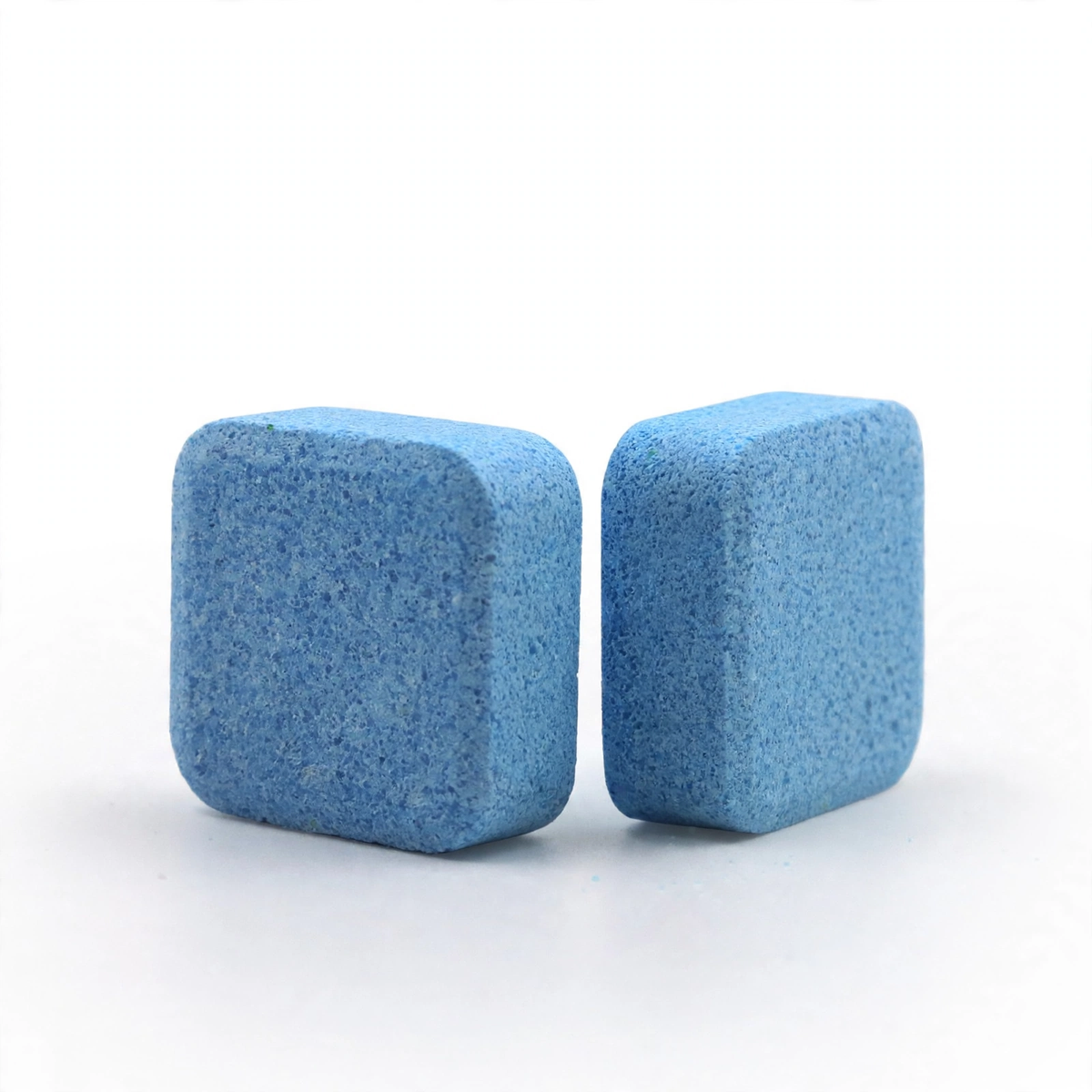 Two CleanTab washing machine cleaner tablets