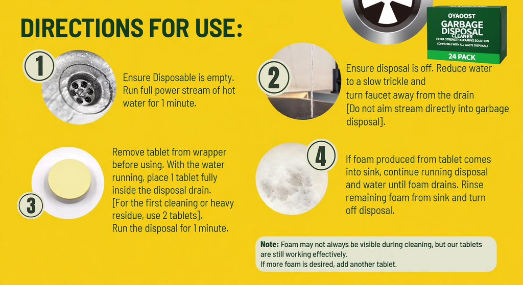 Garbage Disposal Cleaner Tablets